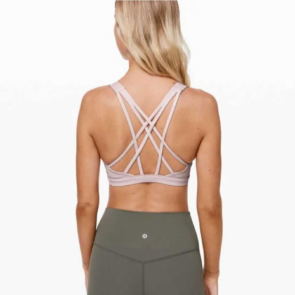 Lululemon Free To Be Serene Sports Bra Pink Bliss 6